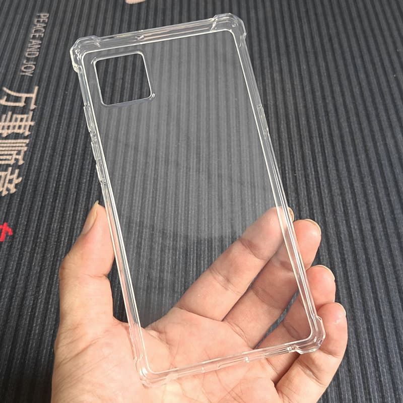 Compatible with Boox P6 Xiaobaima E-Reader Protective Case, Full-Cover Transparent Air Cushion Anti-Scratch and Drop Soft Shell