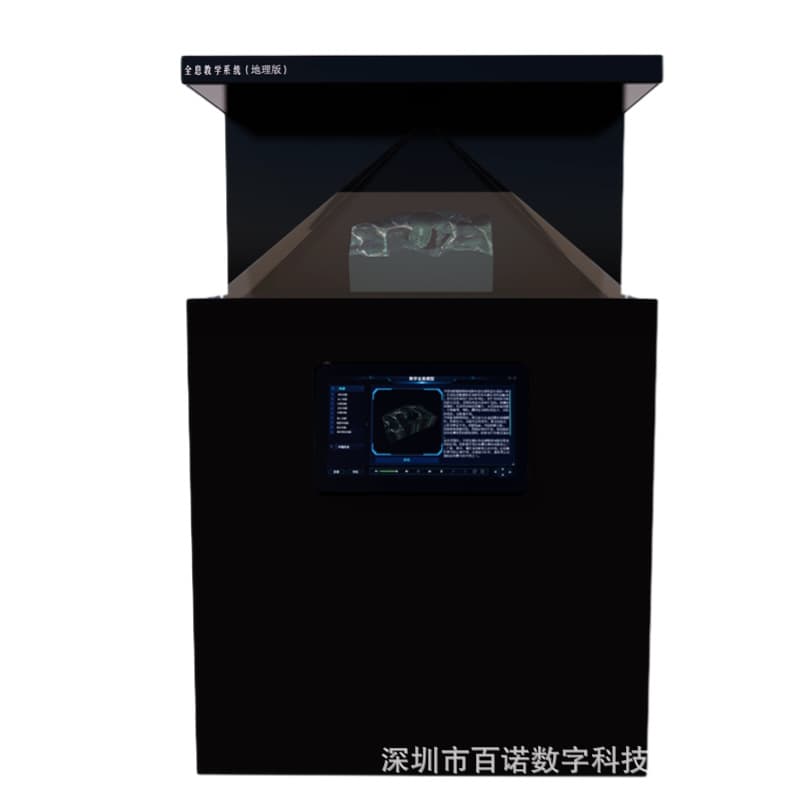 Digital geography classroom holographic geography model 270-degree 360-degree 3D model showing phantom imaging
