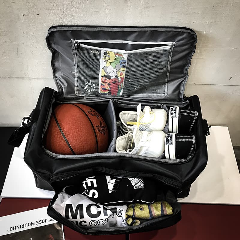 Sports bag, practical multi-functional swimming basketball training bag, large capacity dry and wet separation leisure travel bag, fitness bag