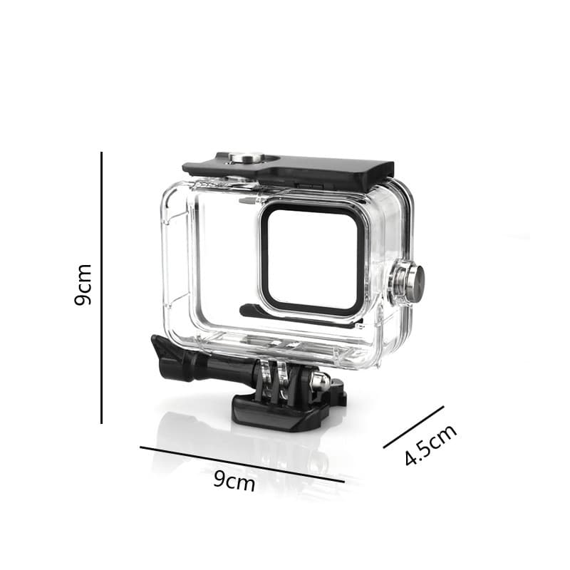 GoPro 13 Waterproof Case Compatible with 12/11/10/9, 60m Waterproof Diving Cycling Sports Camera Protective Housing