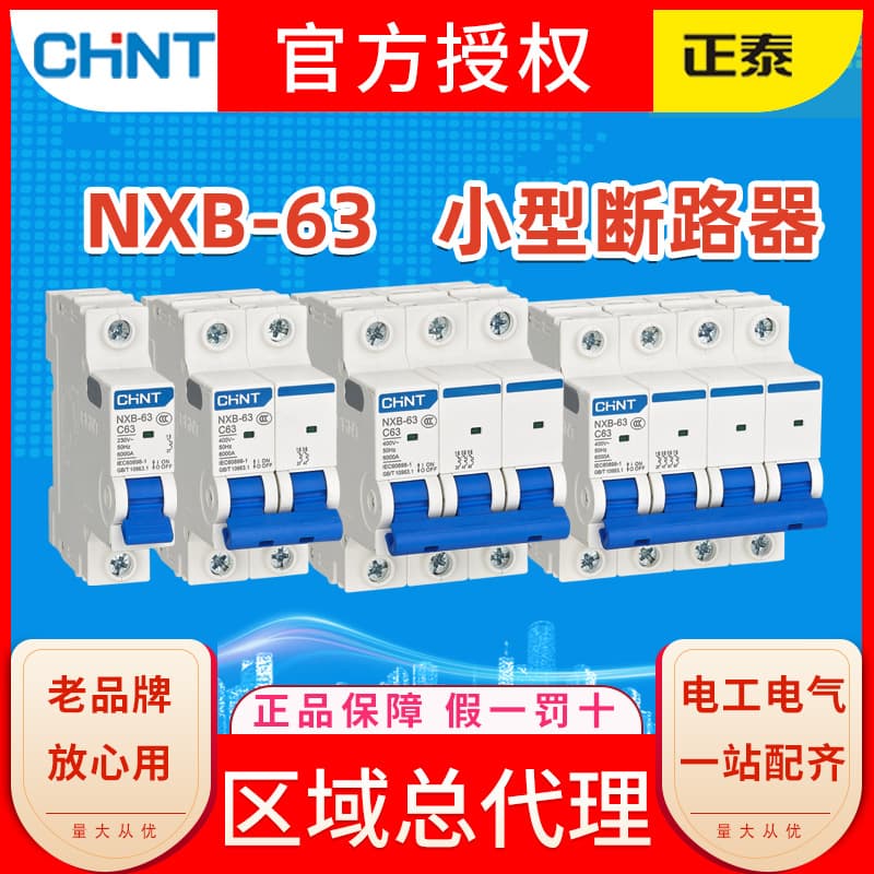 CHINT High-Power Circuit Breaker Air Switch Household Appliance Protector Price Wholesale Charging Pile Switch
