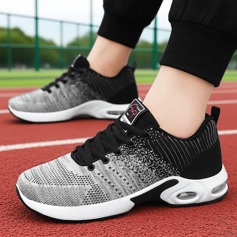 Men's Shoes 2026 Summer Cross-border Breathable Air Cushion Running Shoes Lightweight Casual Sports Shoes