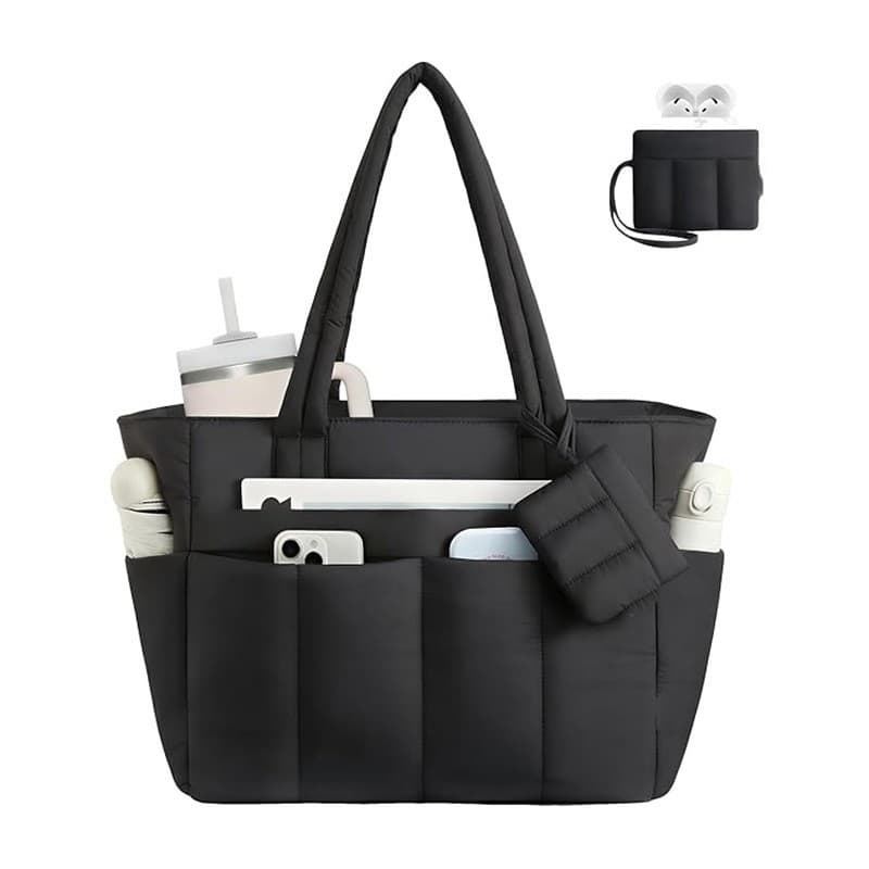 In Stock Large Capacity Diaper Bag Multifunctional Storage Travel Bag with Pacifier Case Waterproof Crossbody Bag Maternity Tote Bag