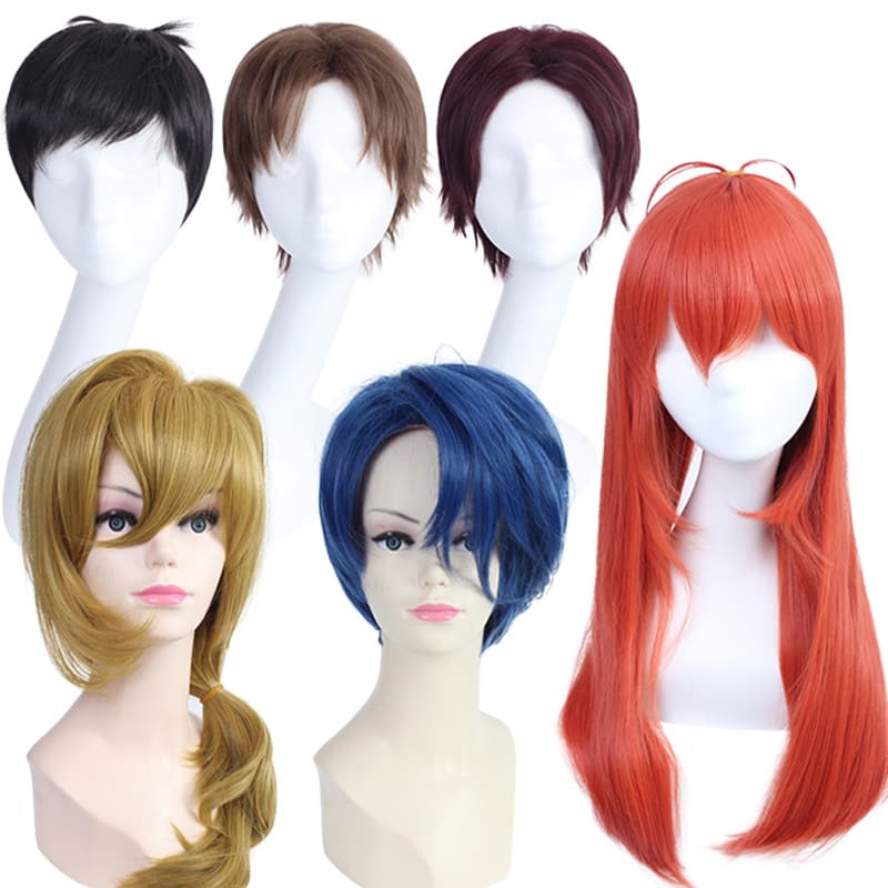 Main Saint Monthly Girl Nakiga Kazuma Sakurazuka Chikage Boshin Wild Rose All Characters Medium Length Cartoon Cosplay Wig