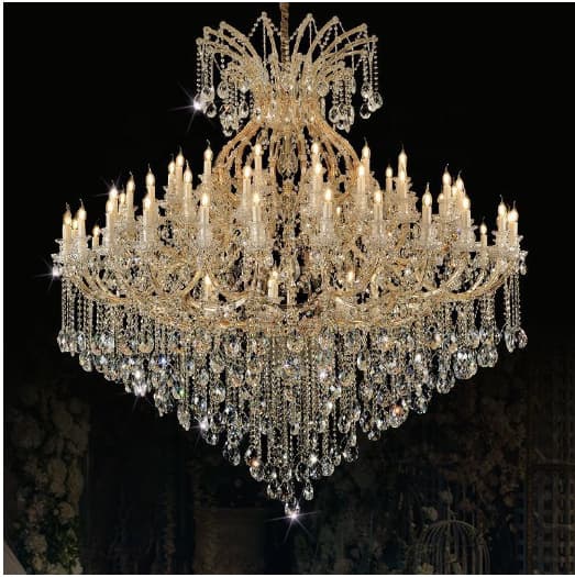 Duplex building villa crystal chandelier European style hollow living room chandelier hotel engineering hall light staircase long chandelier