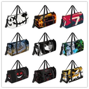 DIY Print Large Capacity Travel Bag, Travel Shopping Swimming Gym Bag, Wet and Dry Separation Storage Bag