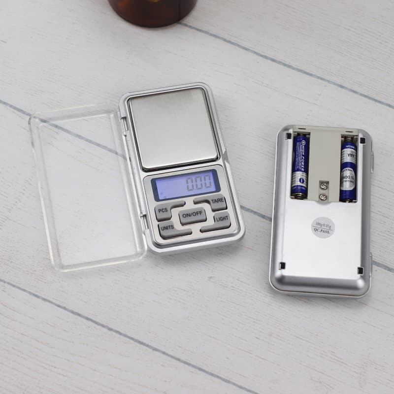 Mini Digital Scale, High-Precision Jewelry Scale, Portable Small Food Scale, Pocket Scale for Jewelry and Gold Weighing in Grams