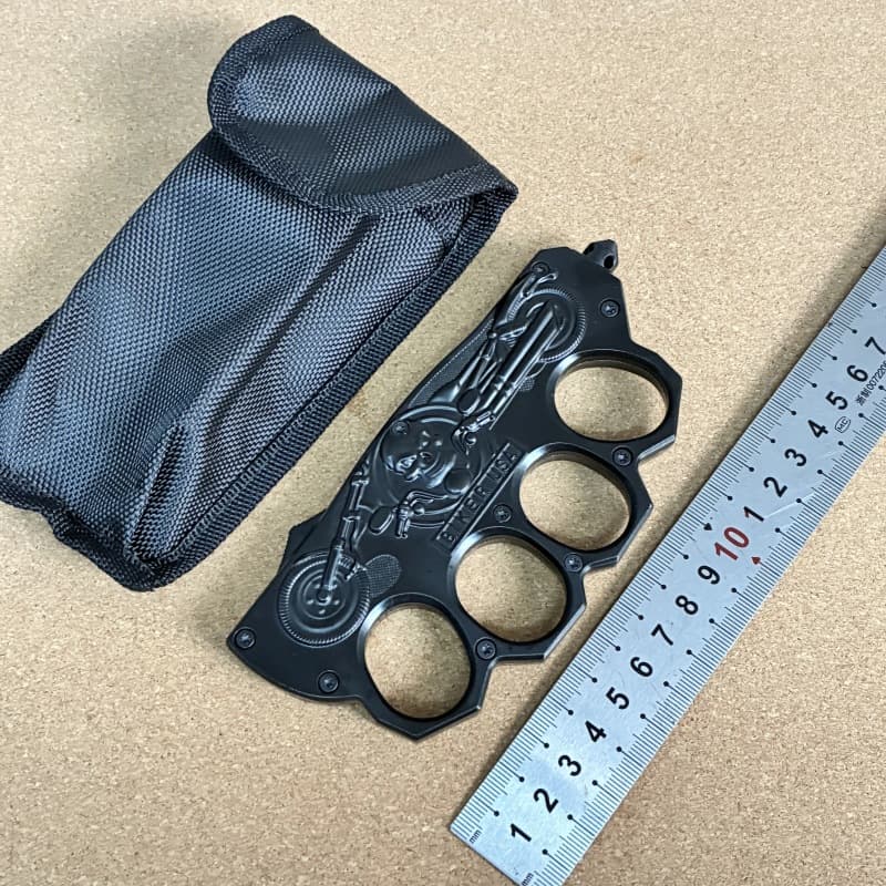 Cross-border hot-selling micro-tech gloves, finger-tiger outdoor tools, zinc alloy OTF multi-functional scabbard self-defense accessories