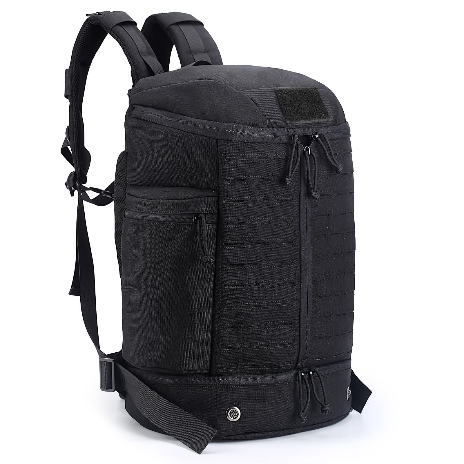 Cross-border tactical backpack men's large-capacity casual outdoor business trip bag dry and wet separation student computer bag