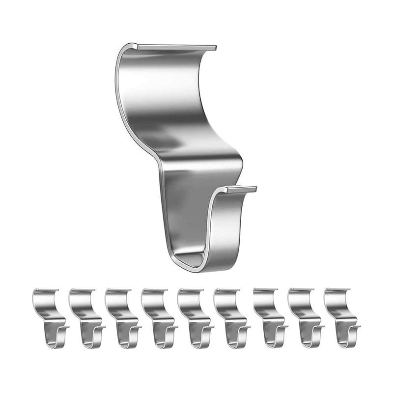 Cross-border supply of vinyl board wall seam hooks, siding hooks, concealed wall hooks, S-shaped punch-free hook storage