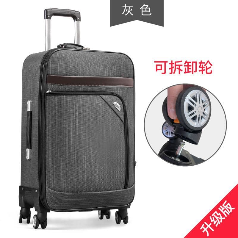 Luggage Suitcase 30inch Durable Canvas Zipper Password Lock Suitcase Business Travel Suitcase for Men and Women