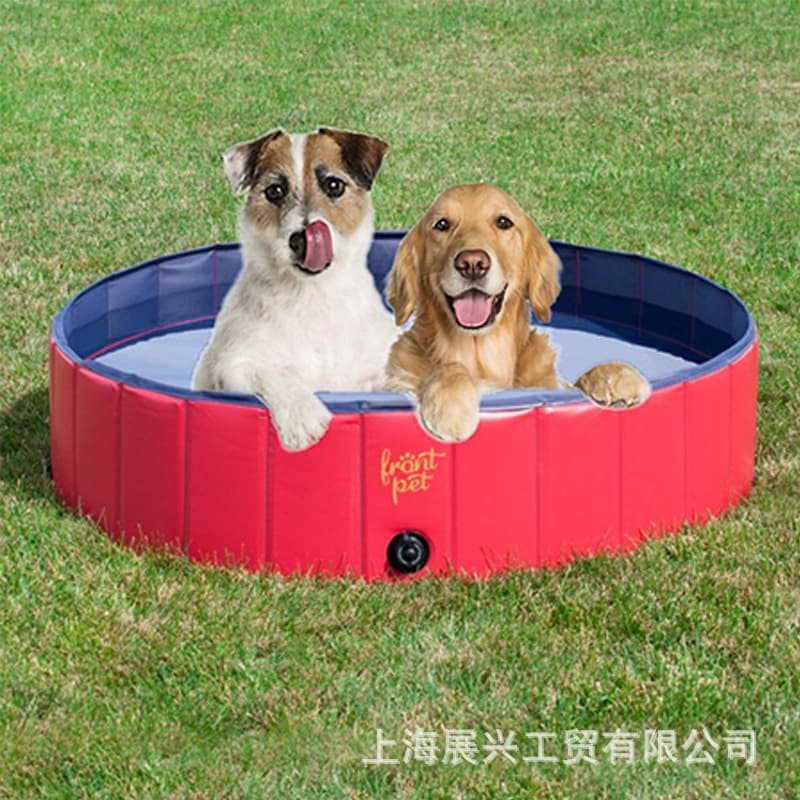 Amazon Foldable PVC Pet Bath Tub Custom Portable Inflatable Pet Pool