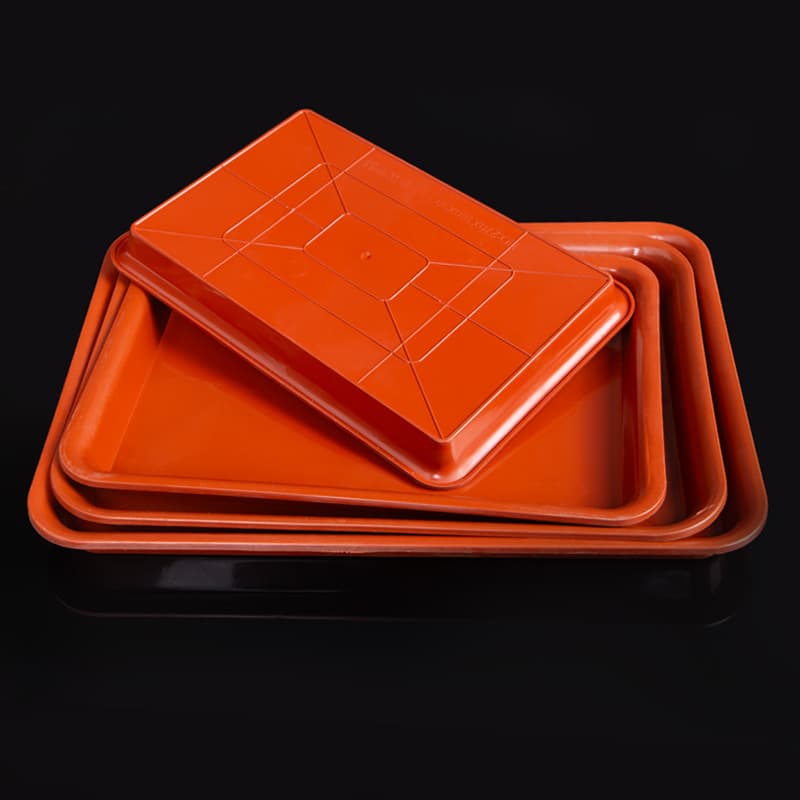 Rectangular Plastic Flower Pot Saucer Tray Plant Tray Plastic Water Catch Tray Gardening Bottom Pad Tray Wholesale