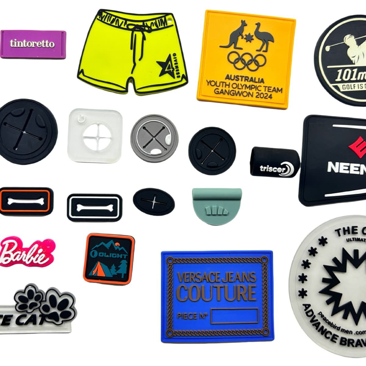 3D Silicone Heat Transfer Labels, TPU Thick Plate Heat Transfers, Apparel Logo Hot Stamping, Silicone Labels, PVC Rubber Heat Transfer Customization