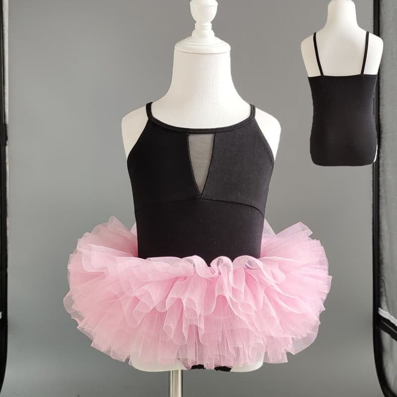 Girls' Dancewear Leotard Summer Camisole Ballet Tutu Chinese Dance Costume