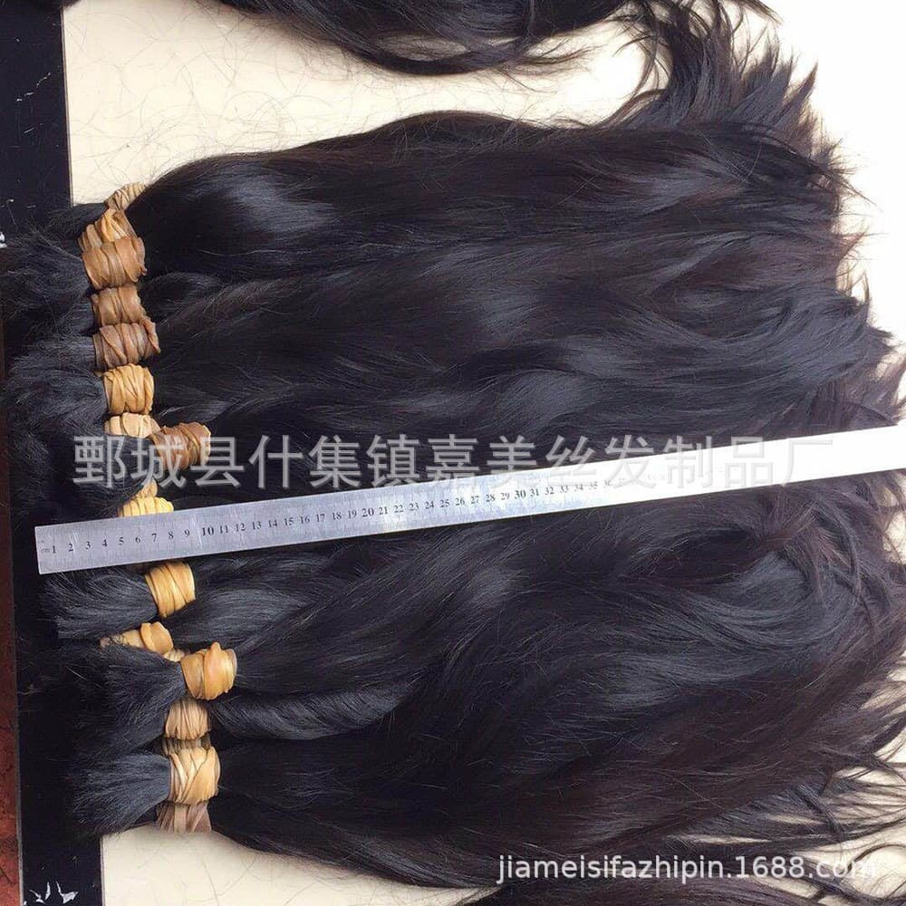 Wholesale original braided hair handles, virgin hair bulk, crystal wire braided hair extensions, feather hair extension materials