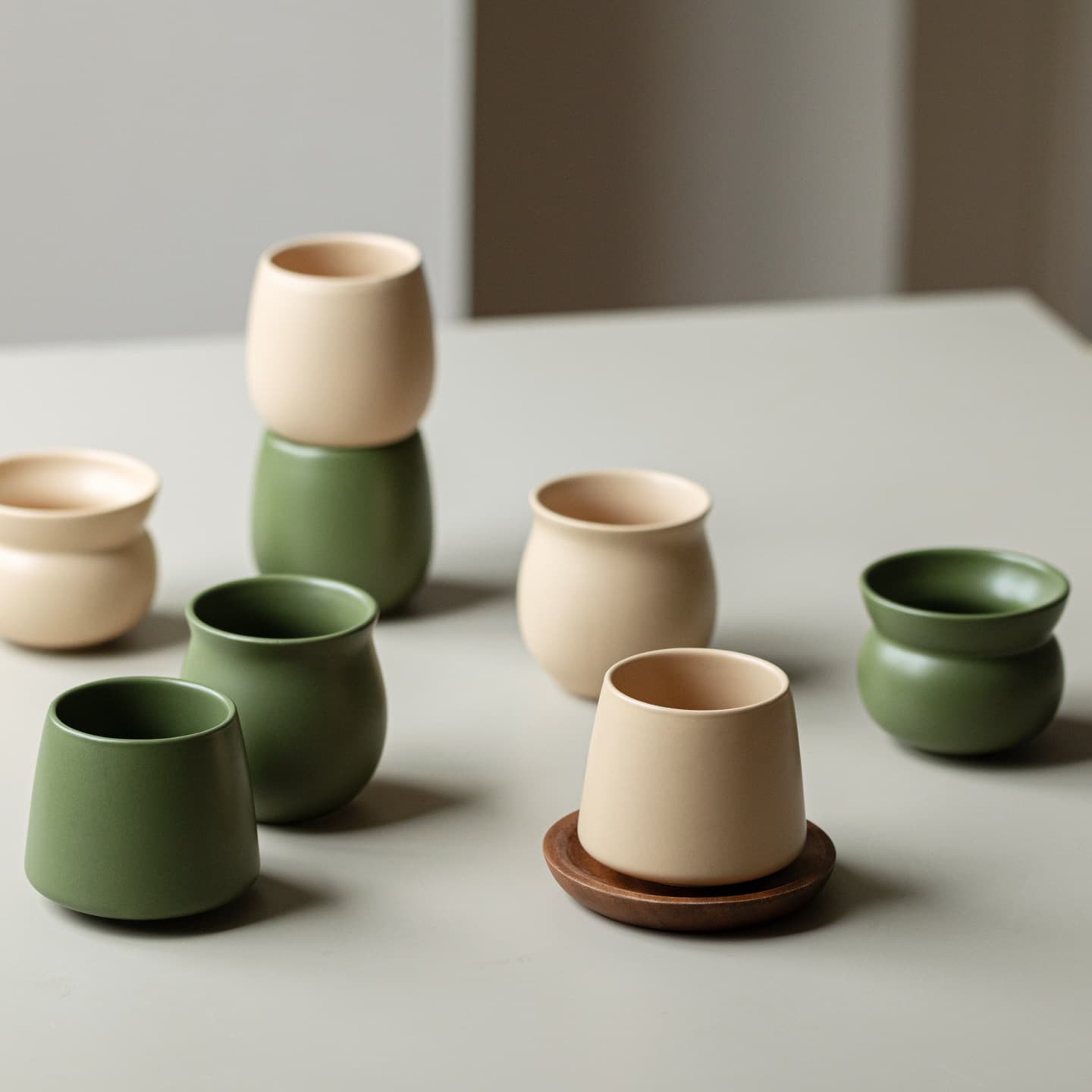 Vintage Retro Ceramic Espresso Coffee Milk Cup Water Cup Small Cup for Home Use Cross-border