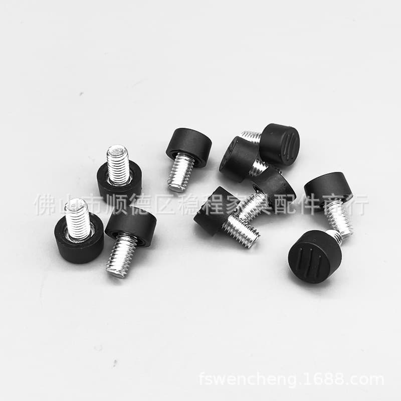 In Stock Direct Supply, Black Round Small Three-Wire Hand-Tighten Screw Plastic Head Lighting Accessories, Knob