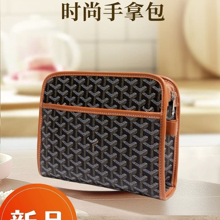 Cross-border bags Goya dog tooth bag new armpit bag fashionable cosmetic bag versatile clutch bag portable toiletry bag
