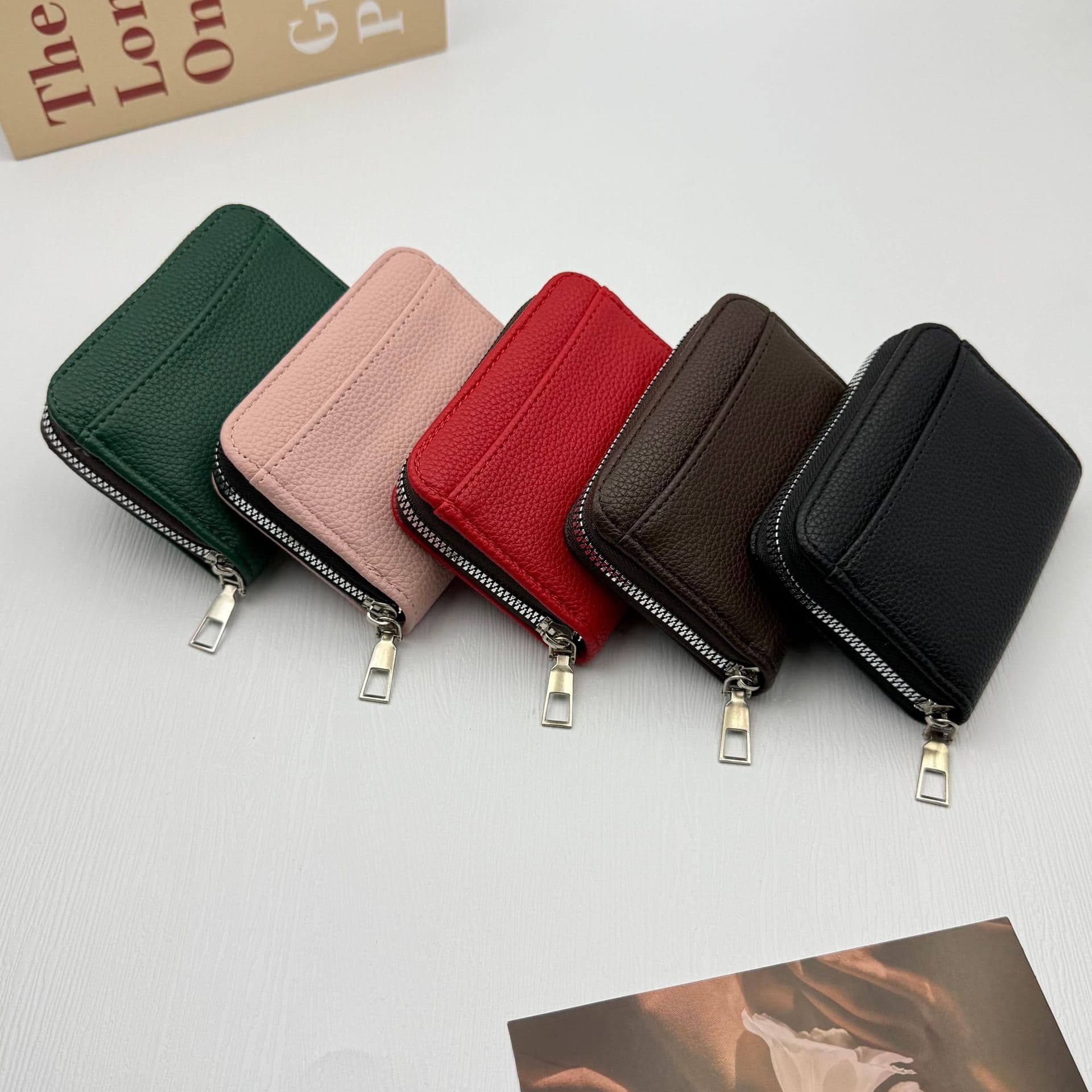 Cross-border multi-function organ card holder, card holder, Japanese coin holder, multi-card slots, large-capacity ID card holder, small coin purse