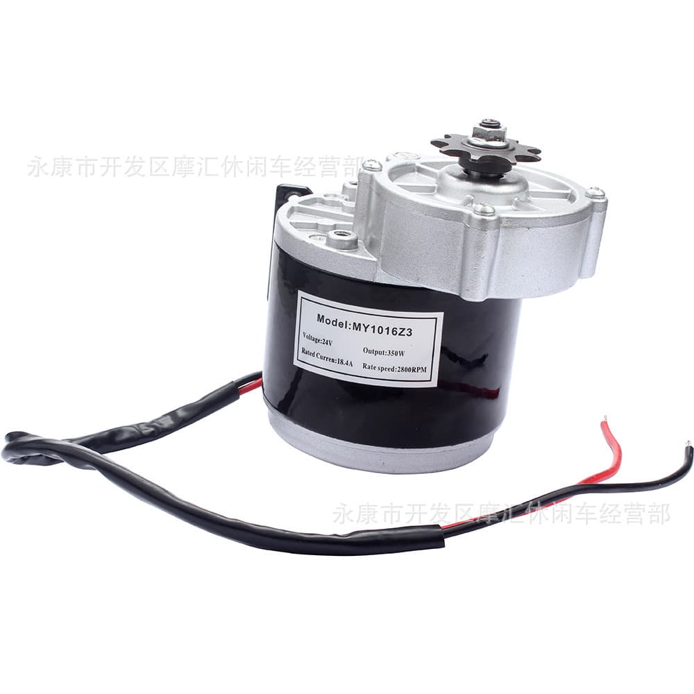 Lightweight Three-Wheel Motorcycle Bicycle Chain Conversion Kit 24V 350W Brushed Gear Motor MY1016Z3