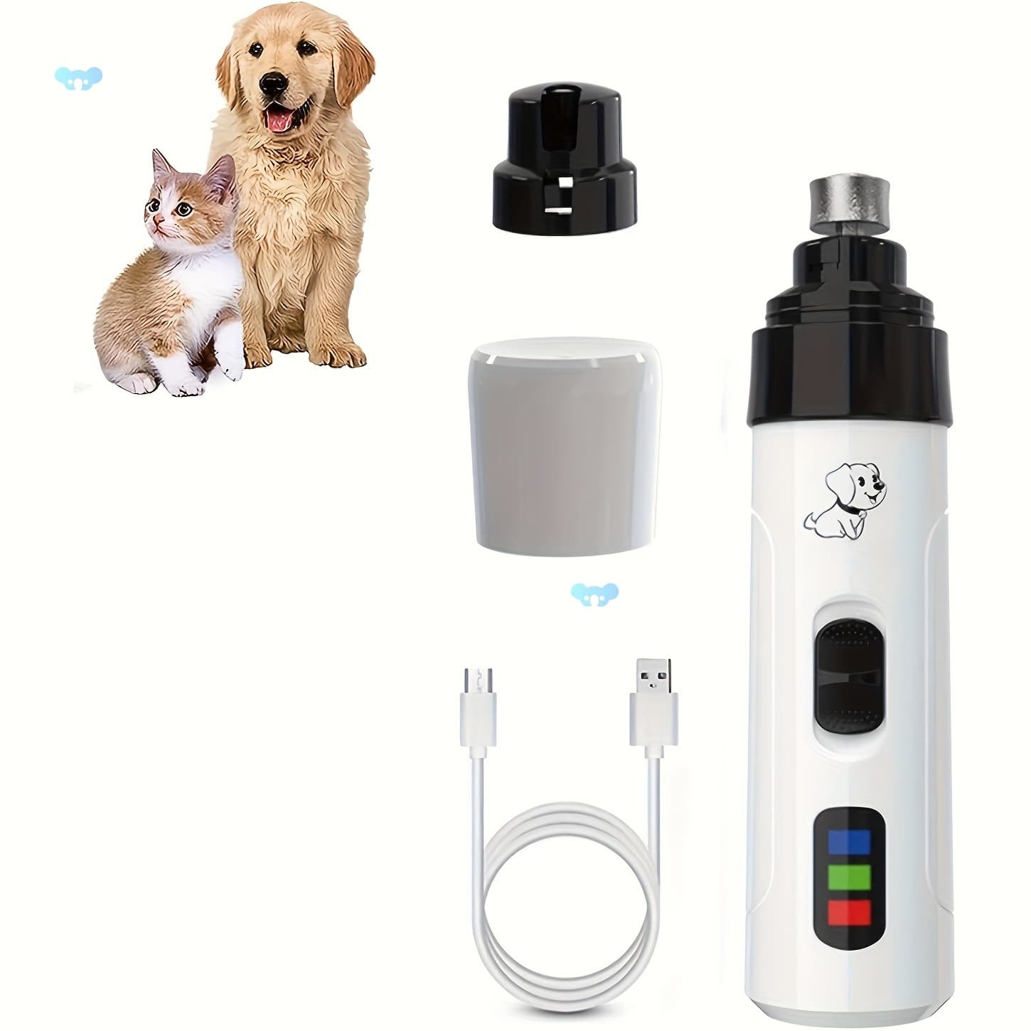 Silent Groom Pro Silent Grind Pro Dog Nail Trimmer Pet Grooming Tool