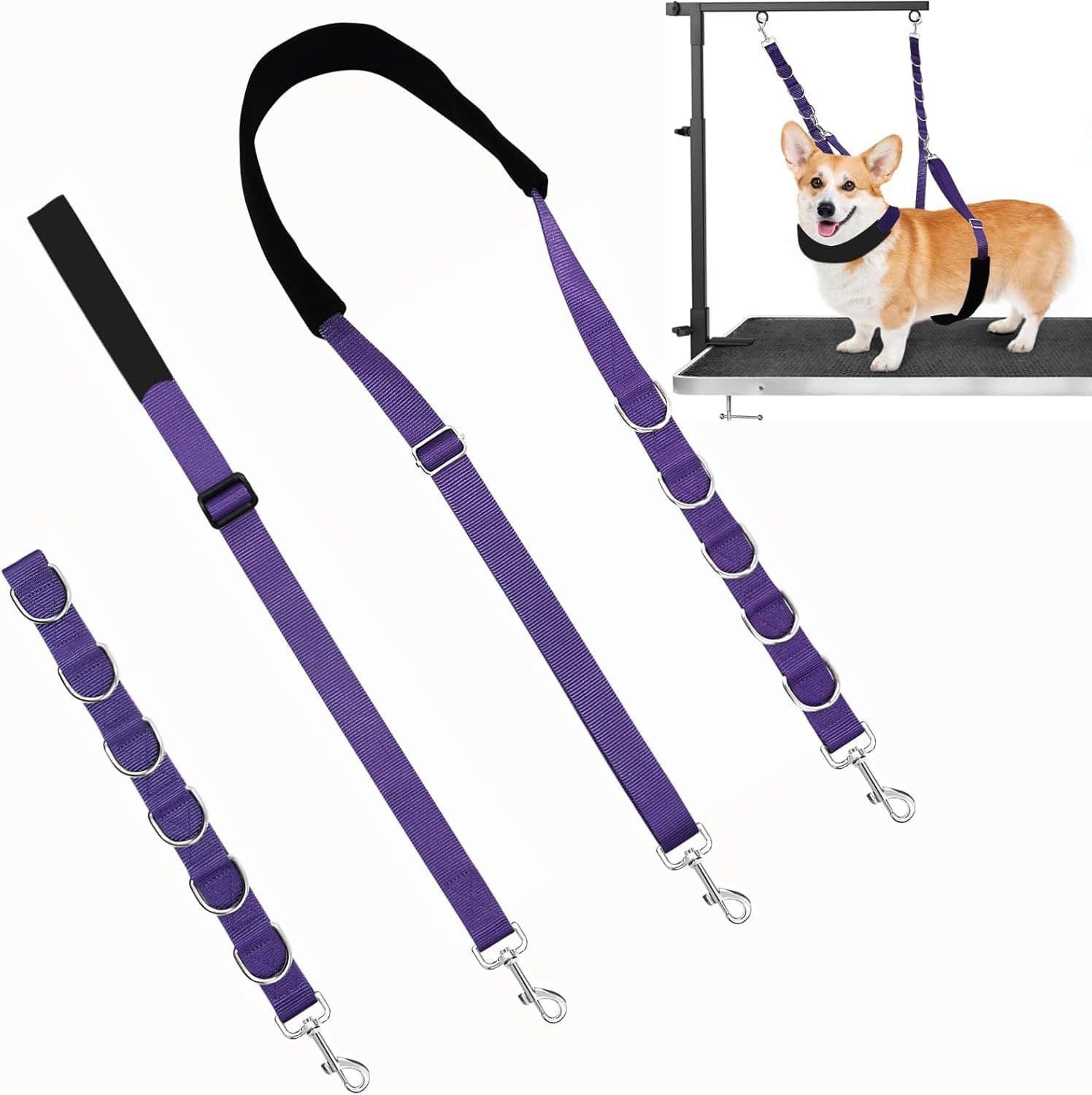 Dog Grooming Hanging Rope, Pet Care Bathing Belt, Auxiliary Trimming and Drying Strap, Grooming Table Tether, Grooming Rope