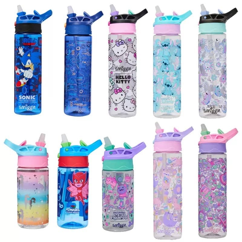 Australian Smiggle Kettle, Portable Cup for Primary and Secondary School Children, Outdoor Leisure Bouncing Fully Automatic Cup