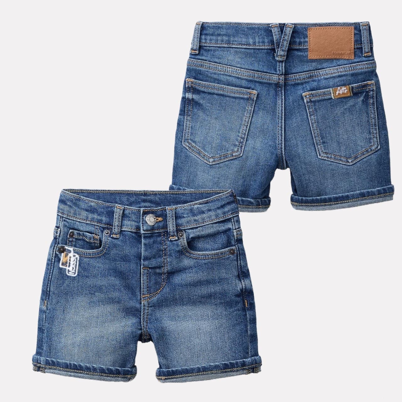 Special Price Boys Shorts European and American Blue Korean Style Summer Jeans for Boys Five-Point Pants Casual Shorts