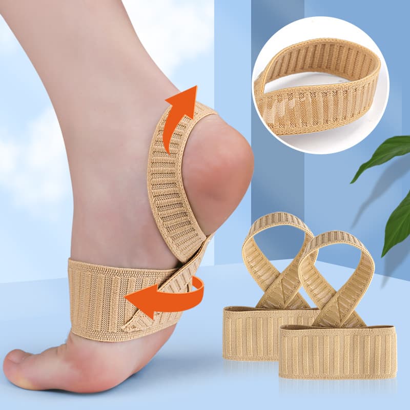 Foot protectors for men and women XO type leg bandage orthopedic tension band elastic silicone anti-slip sports foot protector