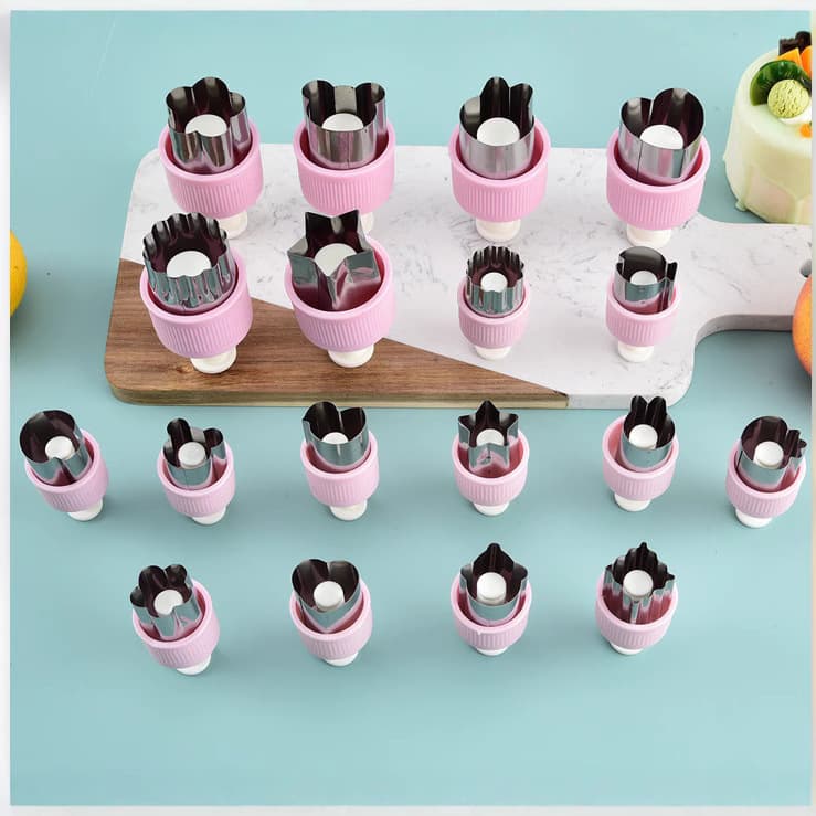 Press Fruit Printing Mold Butterfly Noodle Mold Baby Food Supplement Butterfly Noodle Cutter Biscuit Press Mold