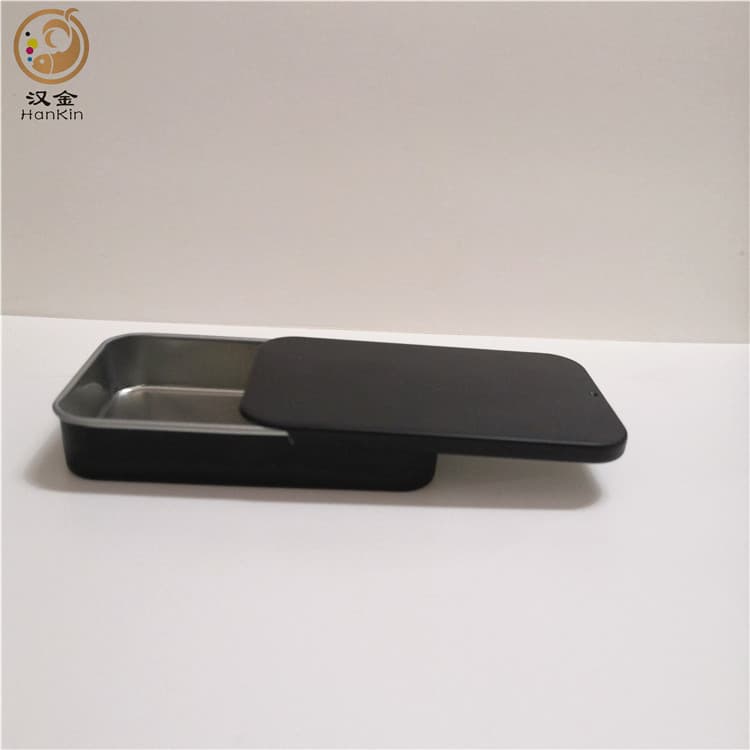 Mini Sliding Lid Tin Box for Balm, Powder, Dental Floss, Finger Cots, Gum, and Compressed Tablets