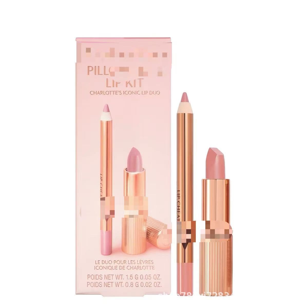 Cross-border New Product C Brand Same Style Lipstick + Lip Liner Matte, 2-Piece Set in 4 Colors Available