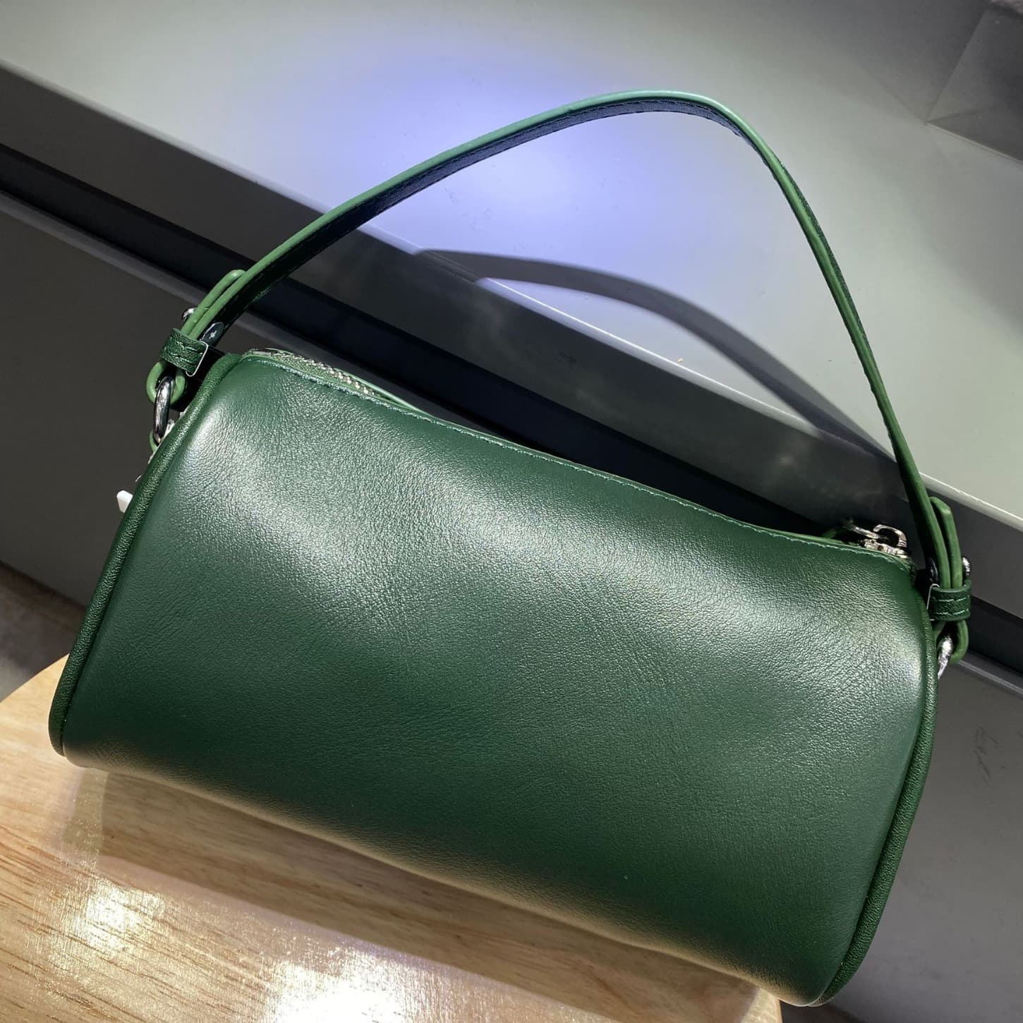 First-layer cowhide shoulder bag for women, cross-body, fashionable, simple and practical, genuine leather coin purse, mobile phone bag, practical soft leather