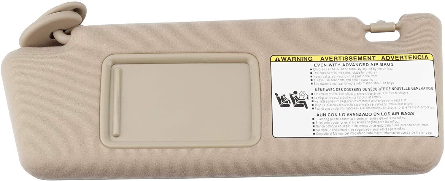 74320-04181-E1 Left 74310-04181-E0 Right Beige Without Light Sun Visor for Toyota Tacoma