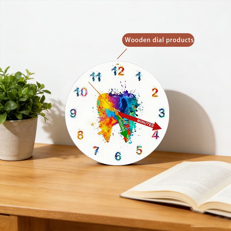 Manufacturer directly approves old wooden boards, American courtyard outdoor wall clock, barber shop wall clock, living room silent decorative clock