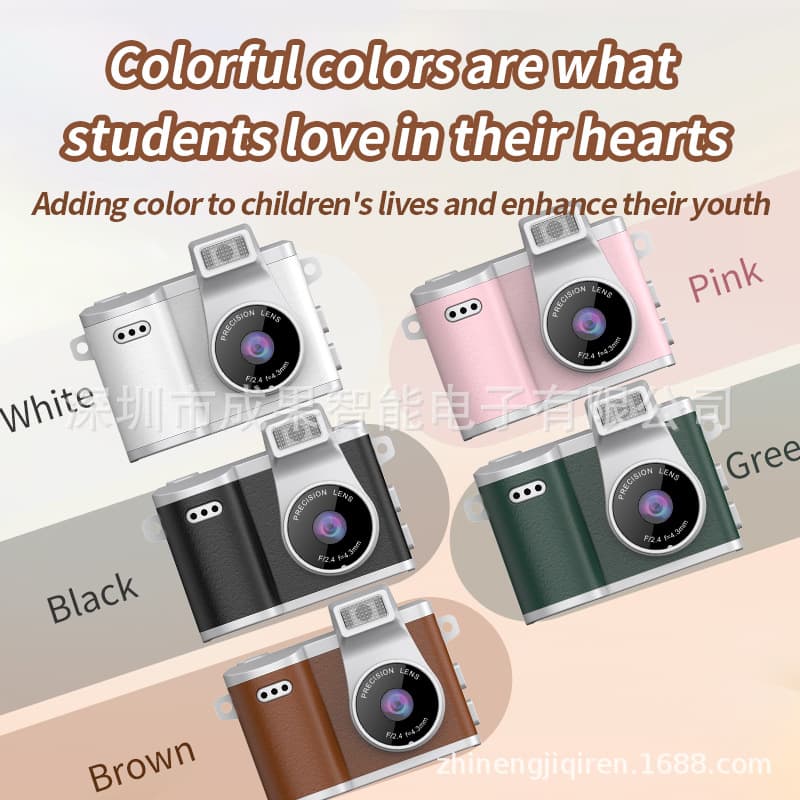 Mini Camera Student Campus Digital Small Camera Retro CCD HD Portable Thumb Camera Travel