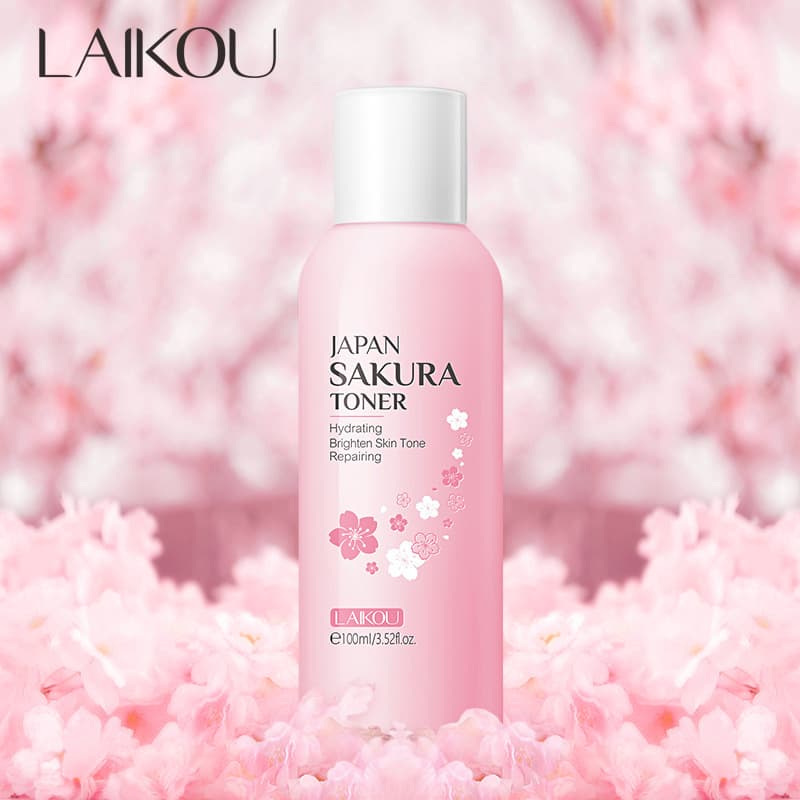 Laikou Sakura Series Skincare Moisturizing Hydrating Nourishing English Packaging Cross-border Supply Factory Wholesale