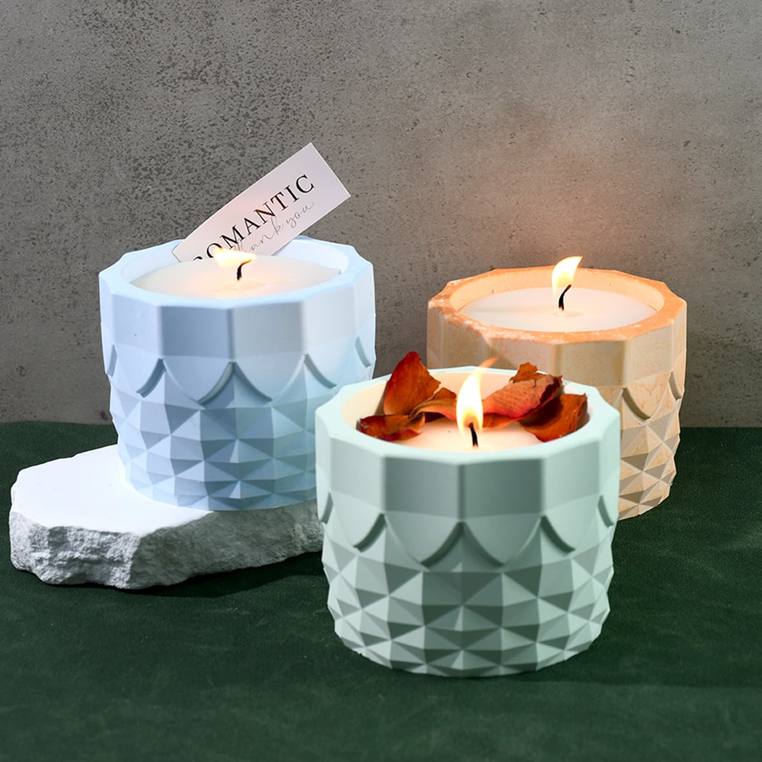 DIY New Scalloped Cut Cylindrical Pencil Holder Silicone Mold Succulent Pot Ornament Mold Cross-Border Hot Sale