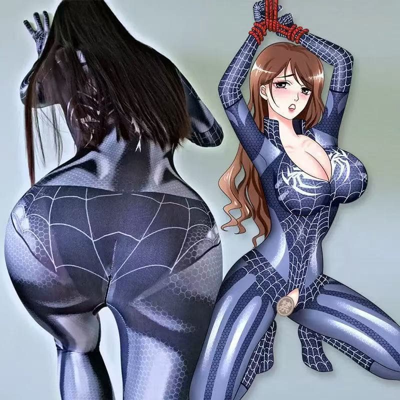 Sexy lingerie, passionate anime, free-to-take-off suit, cosplay uniform, temptation, Cosplay Spider-Man suit