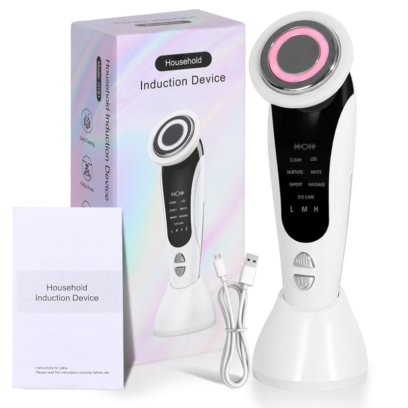 Beauty Device Introduction: EMS Ion Facial Color Light Beauty Device, Skin Care Device, Microcurrent Red Light Skin Rejuvenation