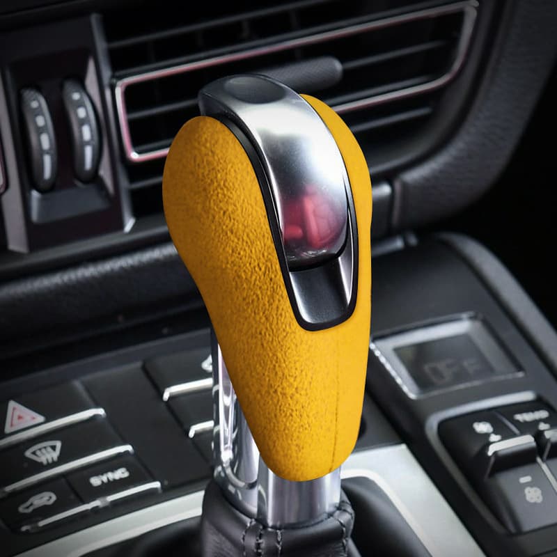 Suitable for Porsche gear handle cover gear lever cover Macan Cayenne 718 Macan Panamera 911 modified interior