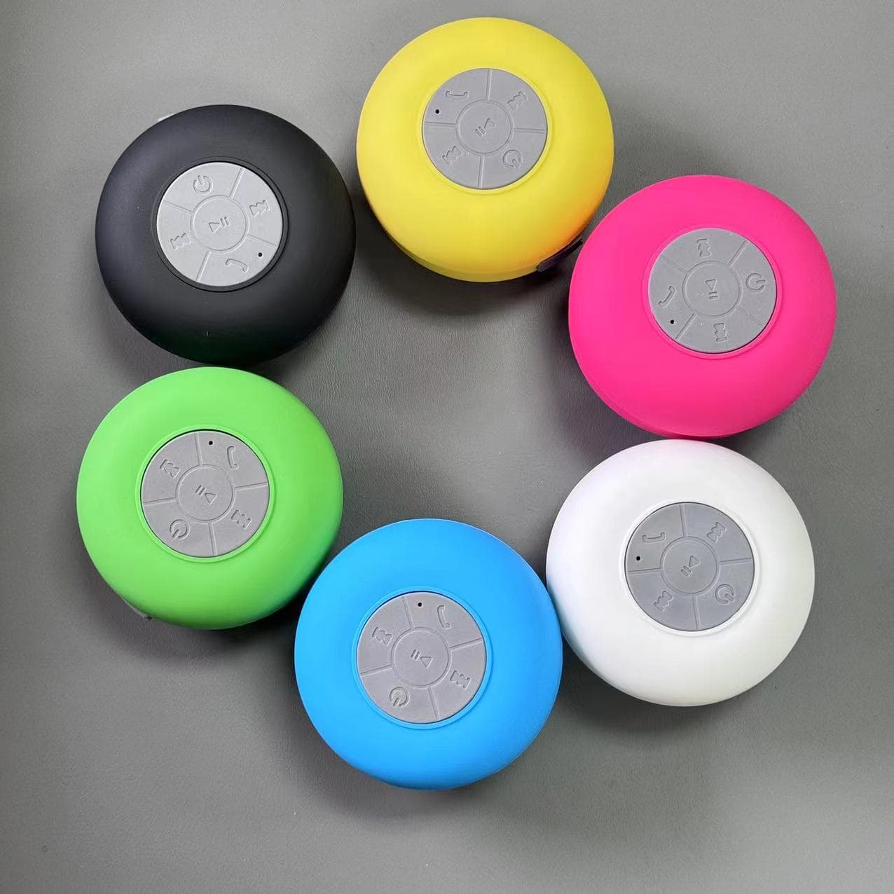 Popular Fuel Injection Iron Speaker Bathroom Waterproof Large Suction Cup Bluetooth Speaker Outdoor Waterproof Bluetooth Speaker