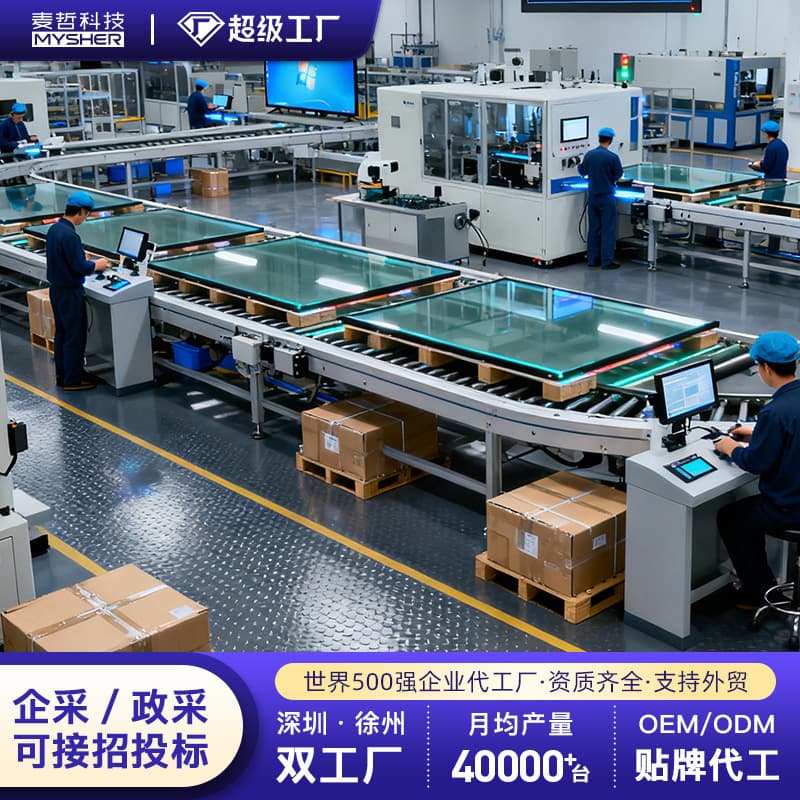 Interactive whiteboard for foreign trade, corporate training and conference all-in-one machine, touch screen smart flat panel teaching all-in-one machine