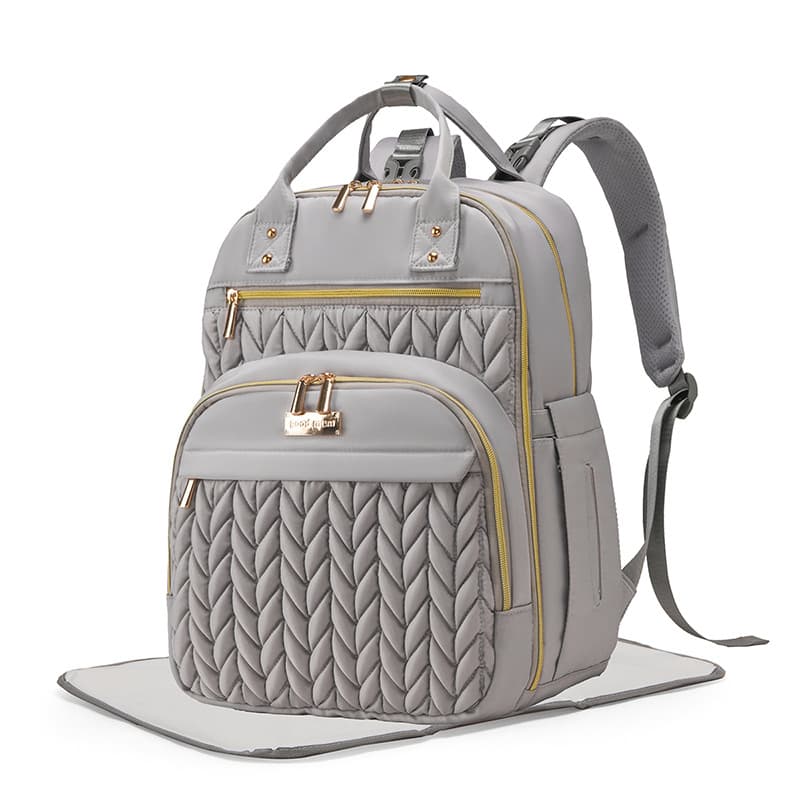 Popular backpack mommy bag fashionable baby diaper bag waterproof travel backpack diaper pad cross-border backpack lightweight
