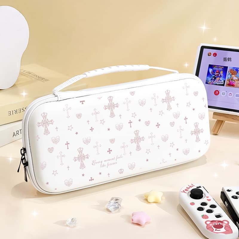 Cross-border Cross Switch2 Carrying Case Shockproof Handheld Game Console Storage Case EVA Material OLED Storage Case