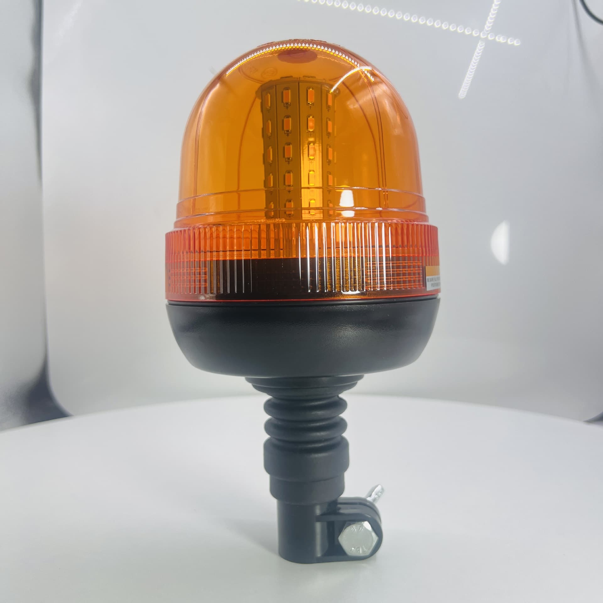 Engineering Vehicle Yellow Flashing Warning Light 60 LEDs 12-24V Strobe Light Rescue Signal Light Agricultural Machine Flashing Light