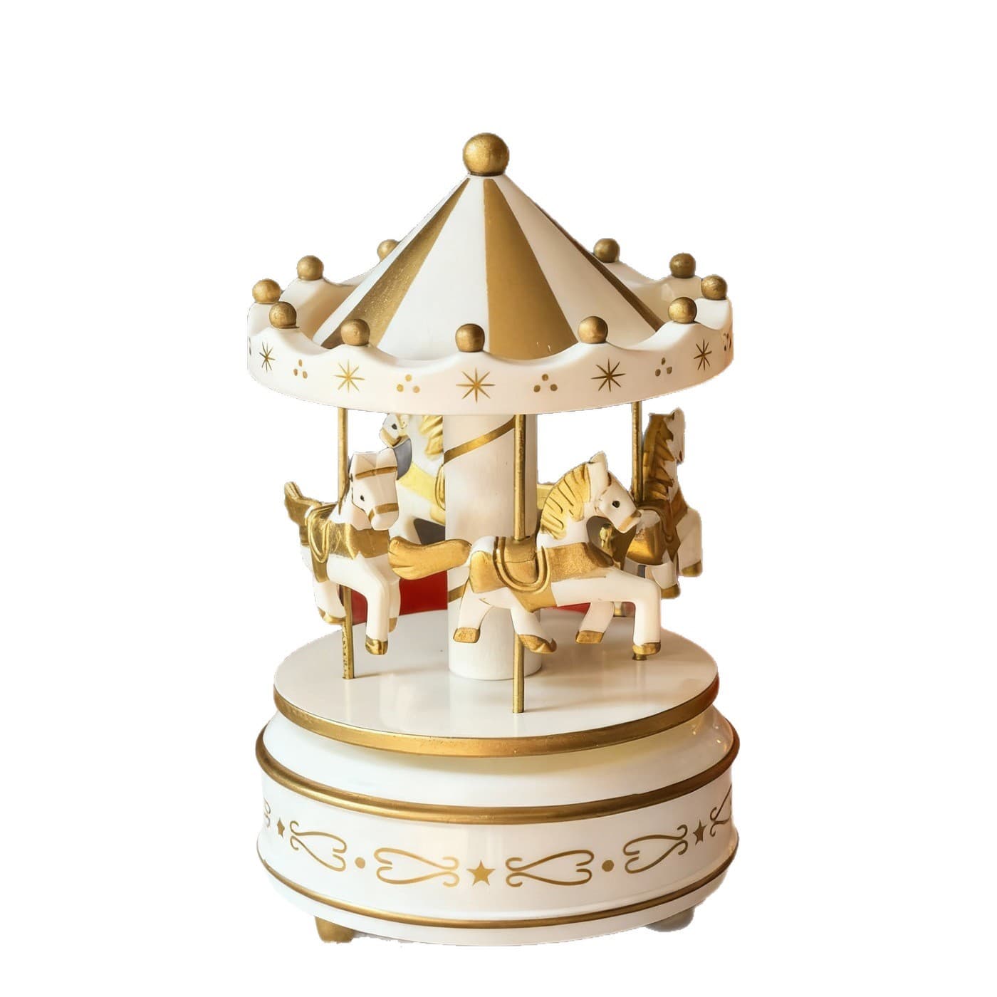 Multiple Styles Christmas Carousel Music Box Creative with Music Castle in the Sky Classical Eight-Tone Box Holiday Gift