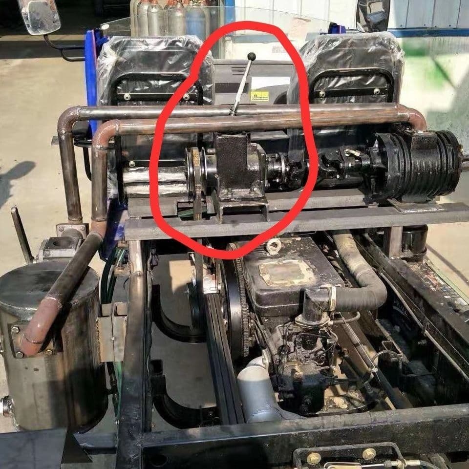 Clutch Separator Power Take-Off, Three-Wheel Sewage Suction Truck Sprinkler Separator Clutch Head Pump Base Parts