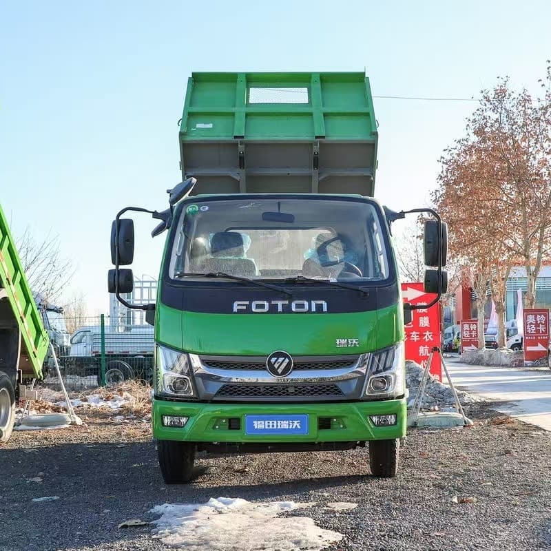 Export Sinotruk Howo 5-ton dump truck, blue plate tipper factory direct, Isuzu Shaanqi trucks